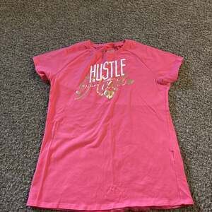 Pink Hustle All Day Every Day Girls YLG Graphic T-Shirt